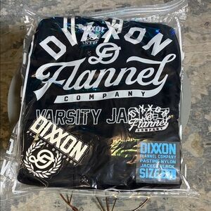 DIXXON Black and White Varsity Jacket